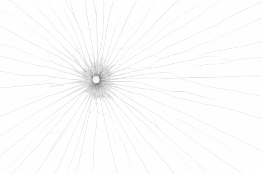 Glass surface breaking, revealing intricate fracture patterns against translucent backdrop, simulating shattered window textures
