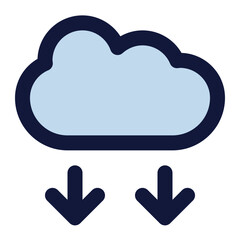 cloud icon for illustration