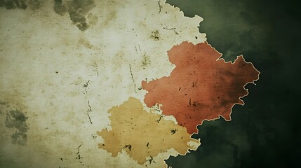 Antique Map Grunge Texture Background Vintage Territory