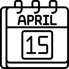 April 15 Icon