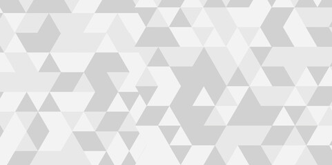 Abstract geometric wall tile and metal cube background triangle wallpaper. Seamless geometric pattern low polygon backdrop background. Gray diamond overlap polygonal background.	