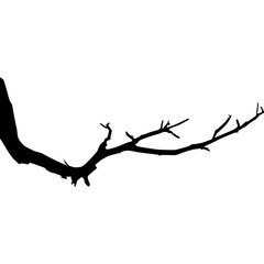 Halloween Branch Silhouette