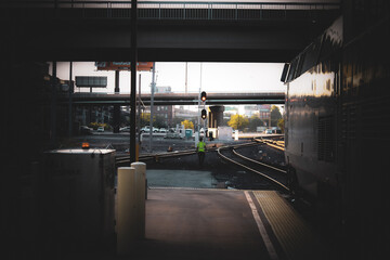 underground parking lot
