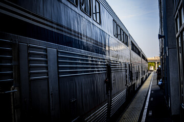 subway station in the night