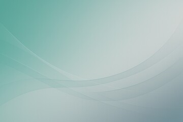 Minimal gradient background in calm teal and grey with subtle abstract wave lines, professional and versatile for business use,