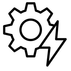Production efficiency icon in vector illustration