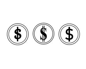 dollar sign icon design