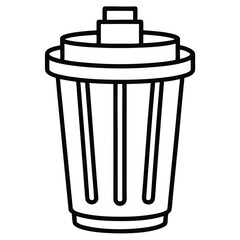High Quality Outline Icon of a Water Filter for Purification Clean Water and Filtration Systems Represented with a Simple and Modern Design Element