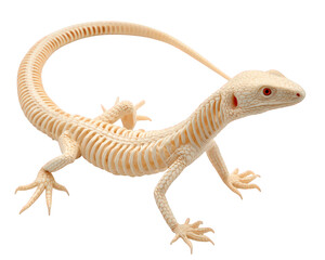 Delicate lizard rib bone showcasing its slender form, highlighting intricate skeletal structure and unique features of this fascinating creature. lizard design evokes curiosity and admiration