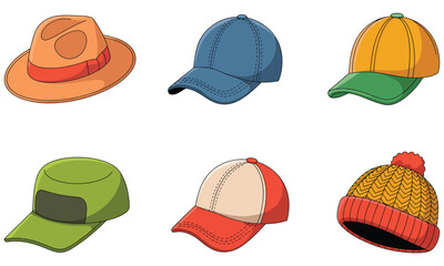 set of hats
