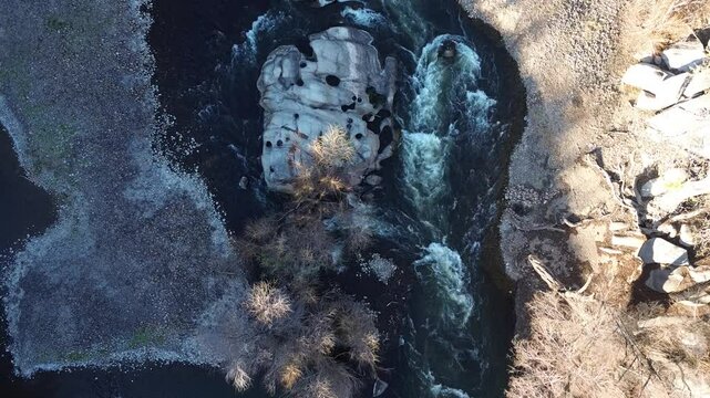 Top down view of the Kern River