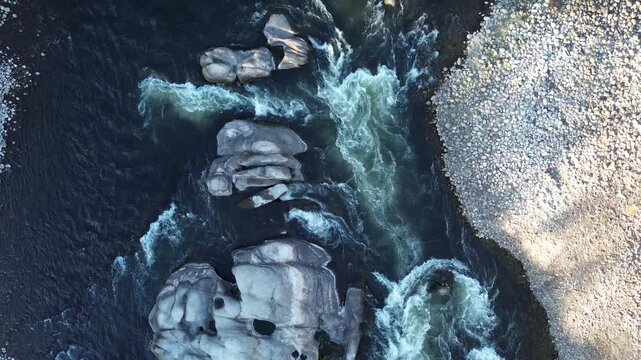 Top down view of the Kern River