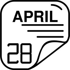 April 28 Calender Icon