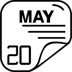 May 20 Calender Icon