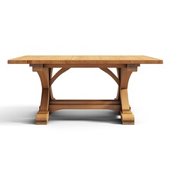 Table isolated on white background