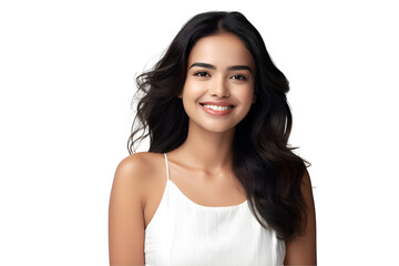 An Exquisite Display Of Natural Beauty Highlighting A Woman's Flawless And Glowing Complexion