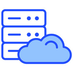 Cloud Server Icon