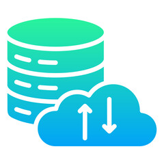 Cloud Database Icon