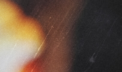 Abstract grunge scratched texture with grain and light leak effect to simulate old damaged camera...