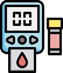 Digital Glucose Meter with Test Strip for Blood Sugar Monitoring