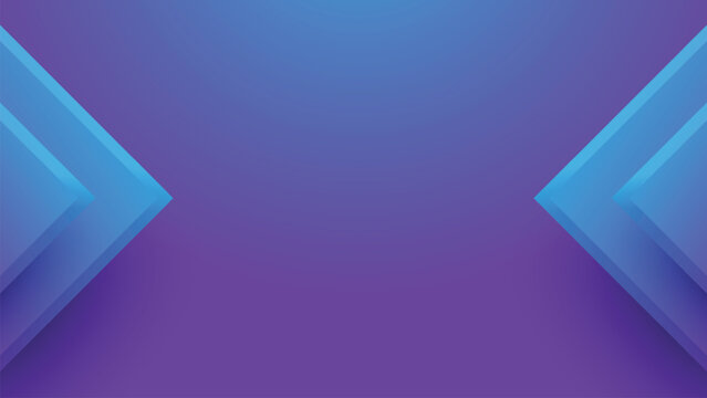 Abstract Purple and Blue Gradient Background with Layered Arrow Shapes