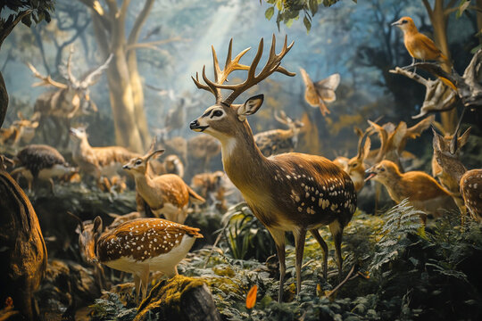 A local community celebrating the return of wildlife