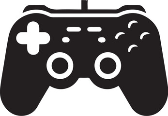 Game controller silhouette vector
