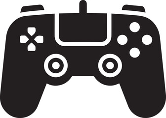 Game controller silhouette vector