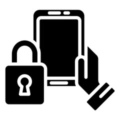 Mobile Security Icon