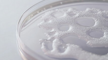 Microbial Colonies in a Petri Dish