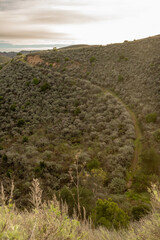 Trail Climbs Quickly Up Steep Hill
