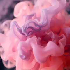 Abstract Soft Pink and Purple Cloud