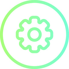 settings illustration on a white background        