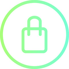 shopping bag illustration on a white background        