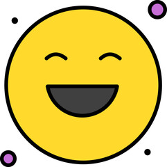 smile illustration on a white background      