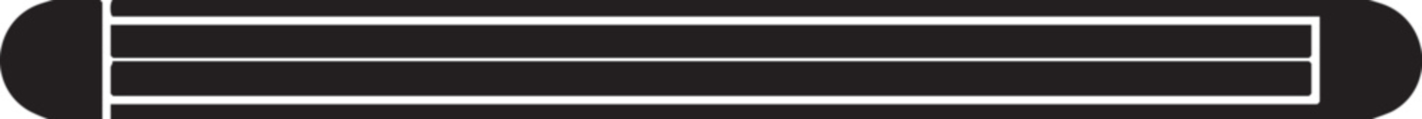 Obraz premium Three horizontal lines form a simple linear .
