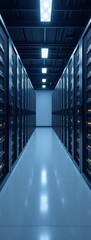High-Tech Computing and Digital Infrastructure. Excellent for use in annual reports for tech companies, marketing materials for data services