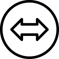 two arrows illustration on a white background        