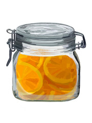 保存瓶（オレンジ入り）