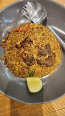 paella in a pan