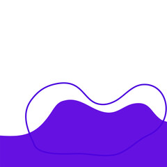 Liquid organic blob curve background abstract shape frame. Doodle abstract liquid blob, wavy different form.