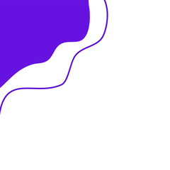Liquid organic blob curve background abstract shape frame. Doodle abstract liquid blob, wavy different form.