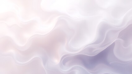 Obraz premium Luminous Abstract Waves of Soft Pastel Pink and Lavender Blending Fluidly