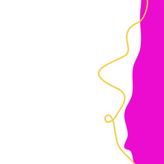 Liquid organic blob curve background abstract shape frame. Doodle abstract liquid blob, wavy different form.