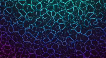Bioluminescent alien skin texture, glowing patterns, otherworldly and slightly unsettling
