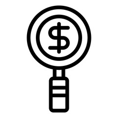 Obraz premium Magnifying Glass icon