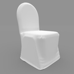 3d render Banquet Chair design element Furniture