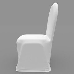 3d render Banquet Chair design element Furniture