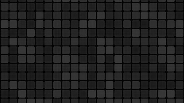 black background digital technology abstract square pattern loop animation - Powered by Adobe