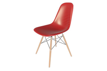 Vitra - Eames Plastic Side Chair DSW 3D Model